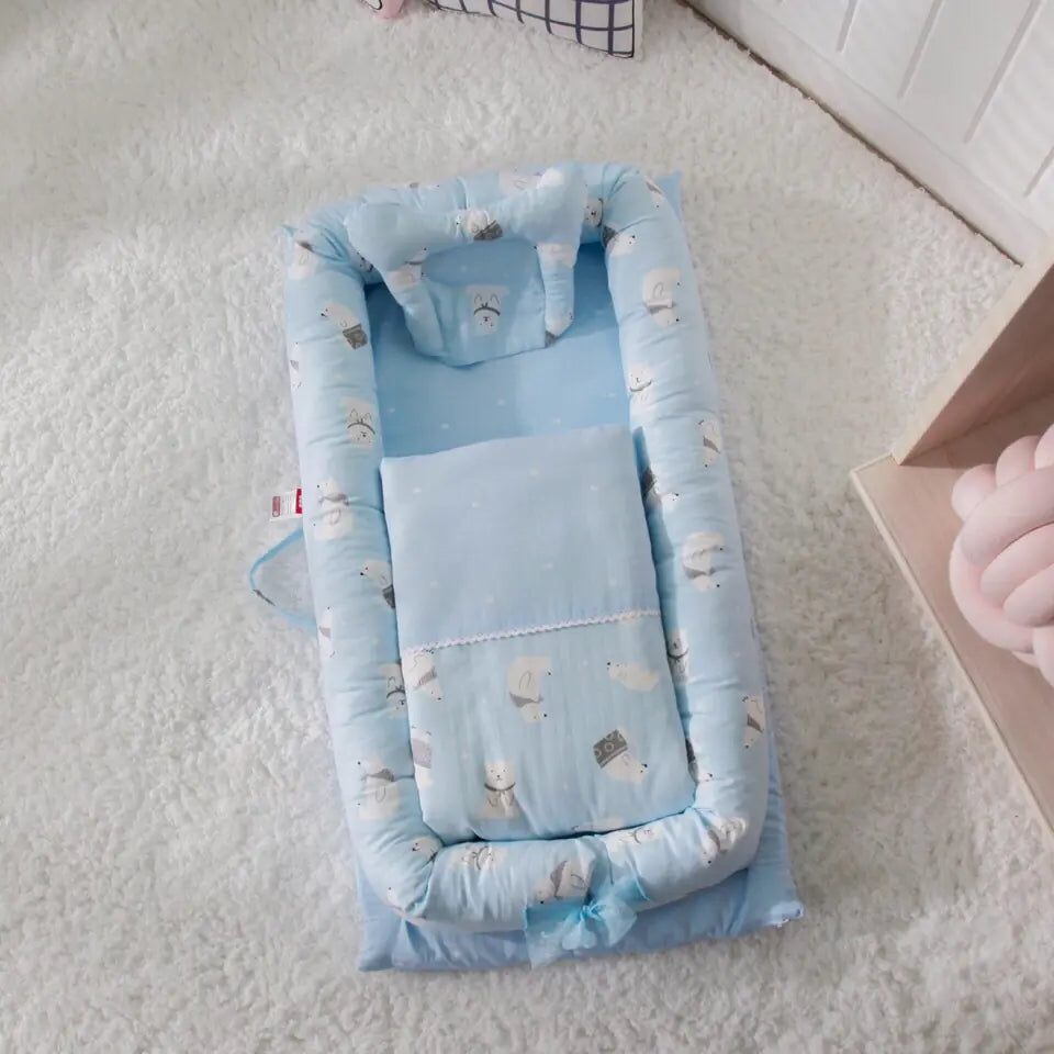 Portable Anti-Fright Bed for Newborns
