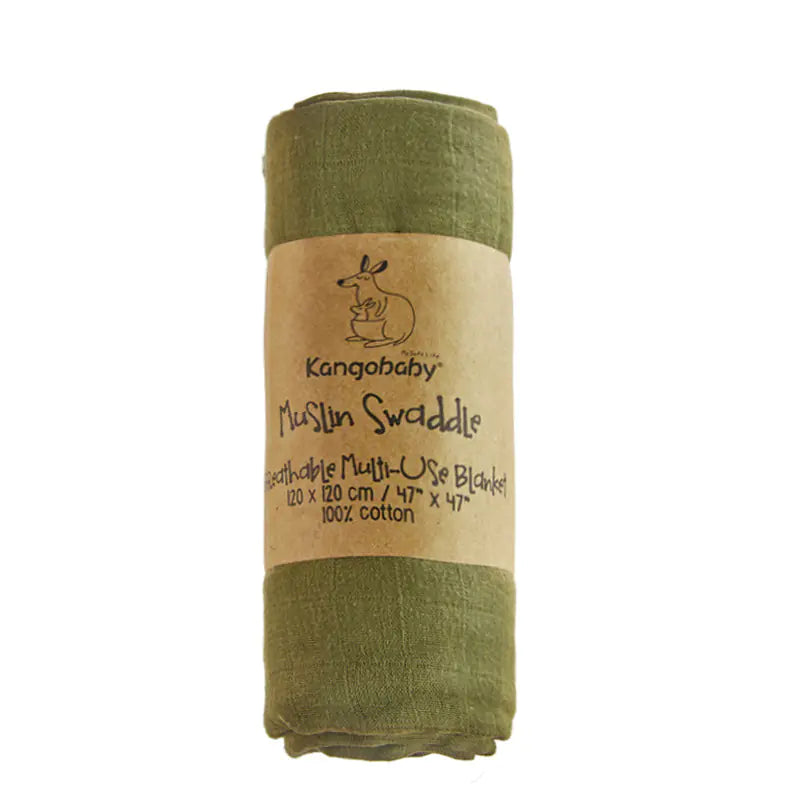 Cotton Solid Color Muslim Baby Wrap